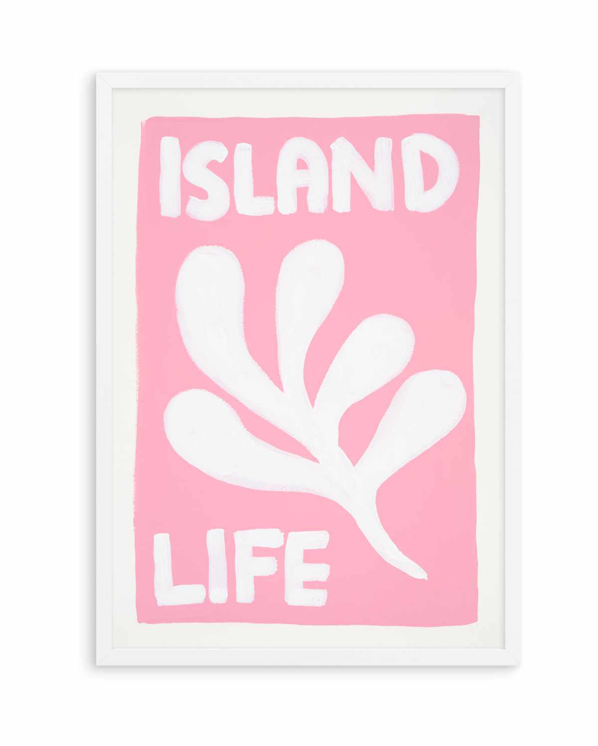 Pink Island Life by Teena Zerefos | Art Print