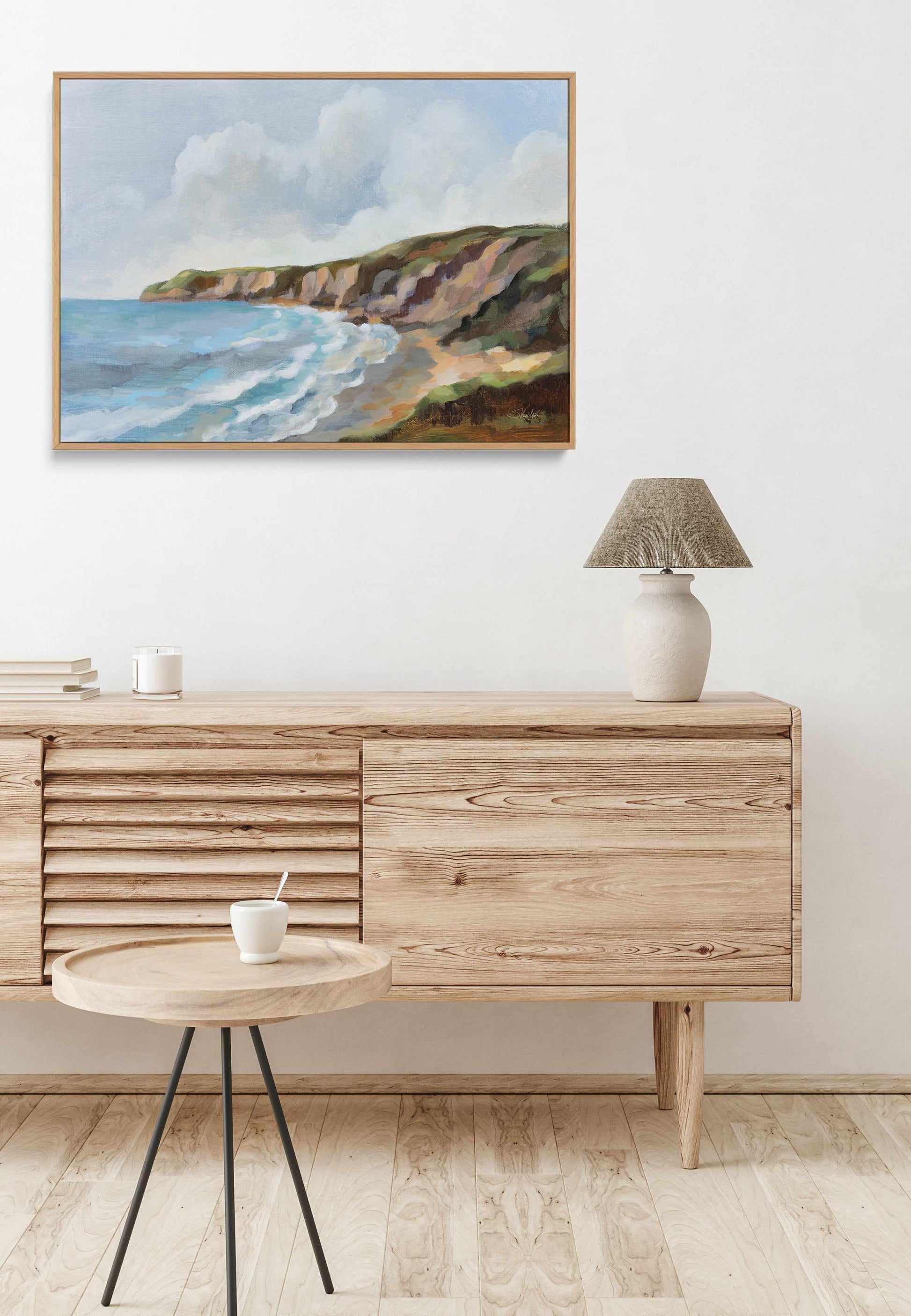 Pacific Coast | Framed Canvas Art Print from Olive et Oriel where you can shop wallpaper and artworks online