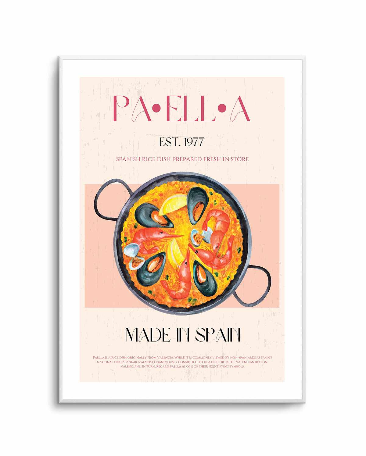 Paella By Nazma Khokbar | Art Print