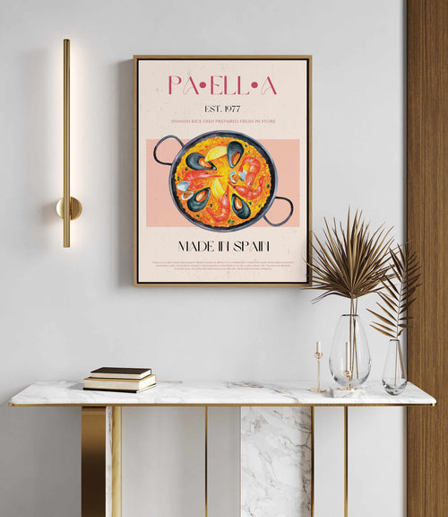 Paella By Nazma Khokbar | Framed Canvas Art Print