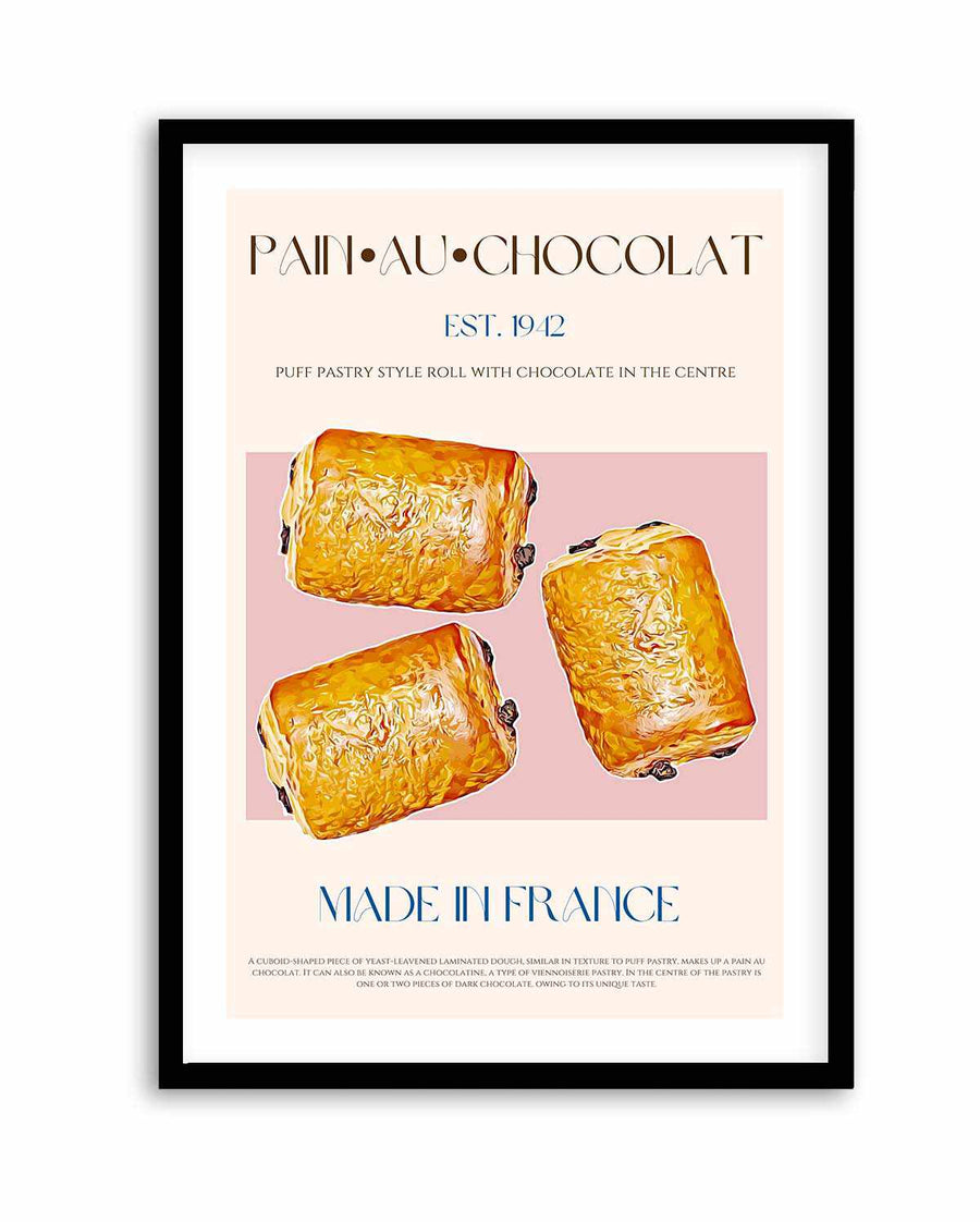 Pain Au Chocolat Print by Nazma Khokhar | Art Print from Olive et Oriel where you can shop wallpaper and artworks online