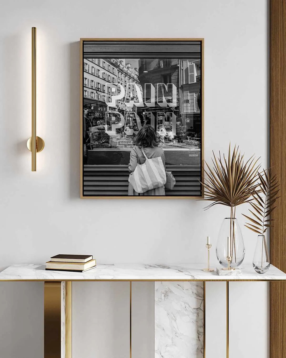 Pain Pain by Jovani Demetrie | Framed Canvas Art Print from Olive et Oriel where you can shop wallpaper and artworks online