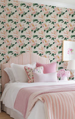 Painted Peony Wallpaper