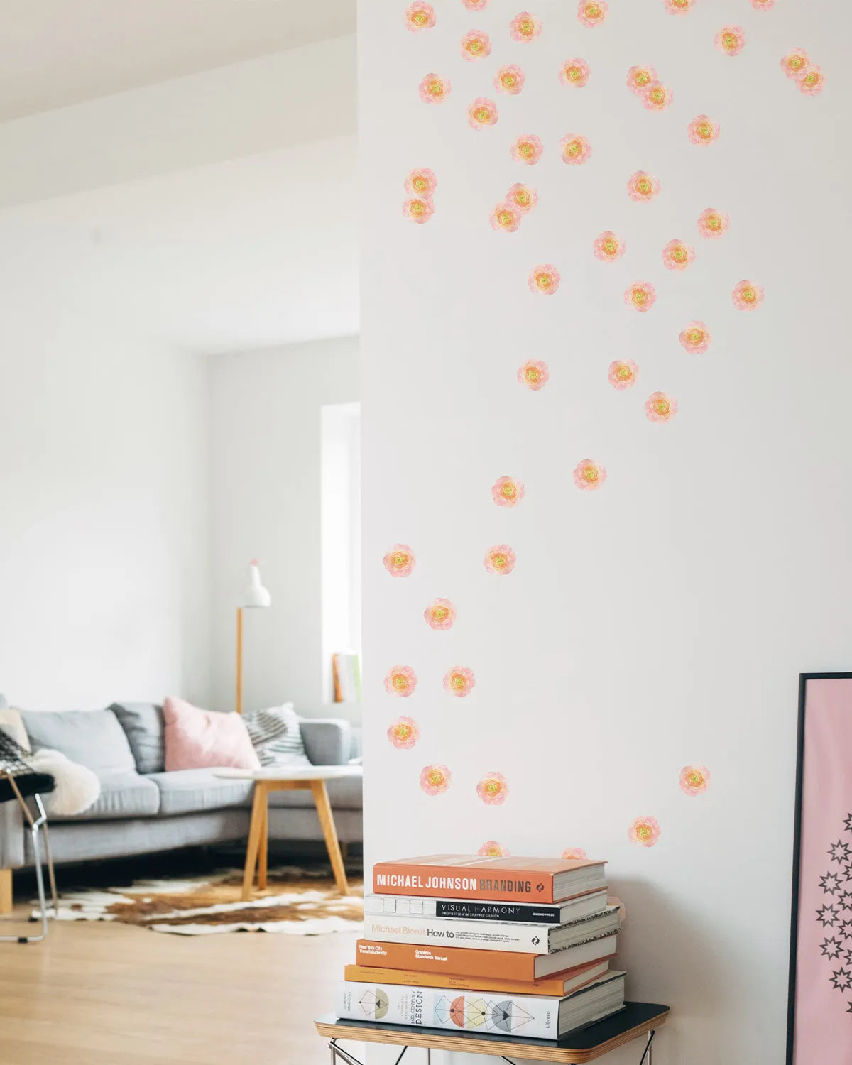 Painted Poppies Decal Set from Olive et Oriel where you can shop wallpaper and artworks online