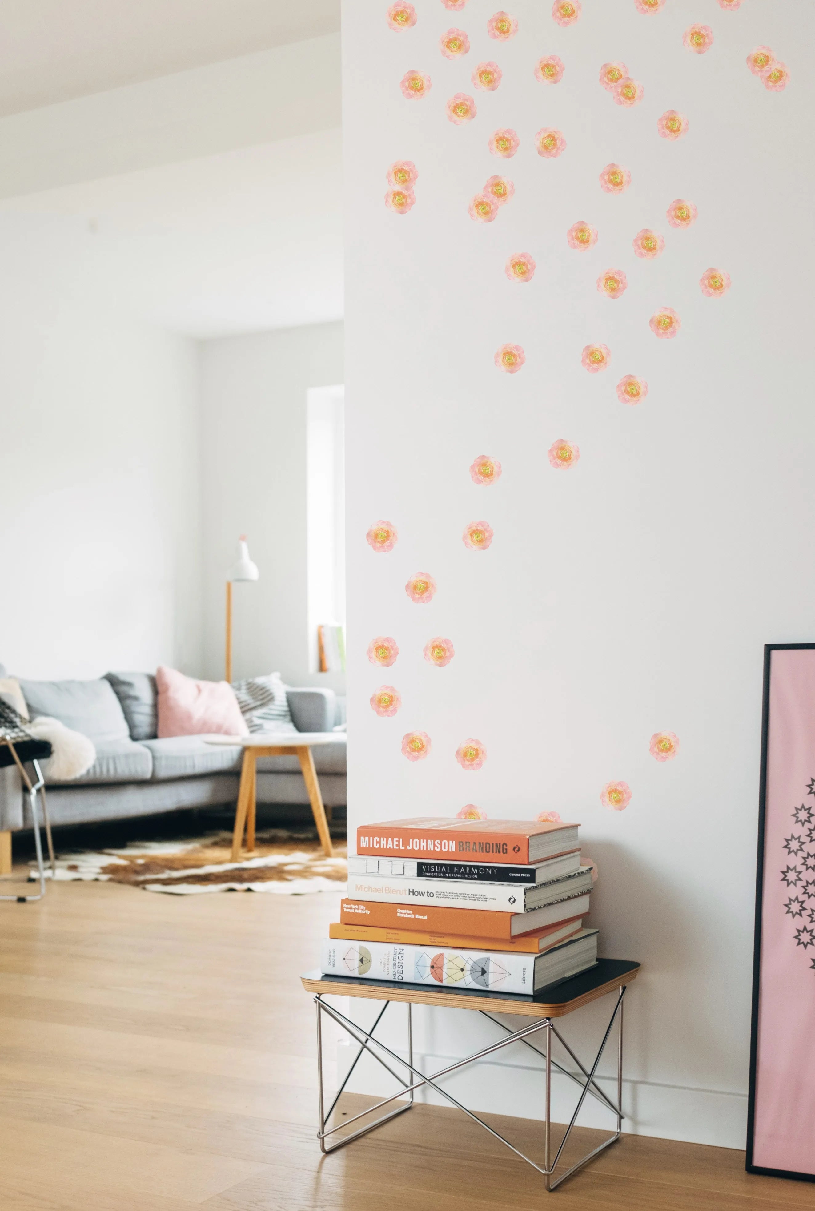 Painted Poppies Decal Set from Olive et Oriel where you can shop wallpaper and artworks online