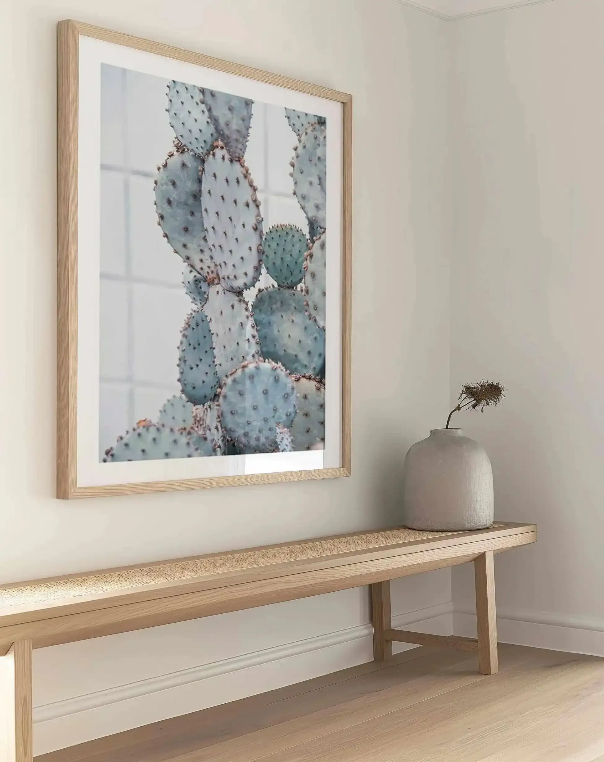 Pale Prickly Pear I Art Print from Olive et Oriel where you can shop wallpaper and artworks online