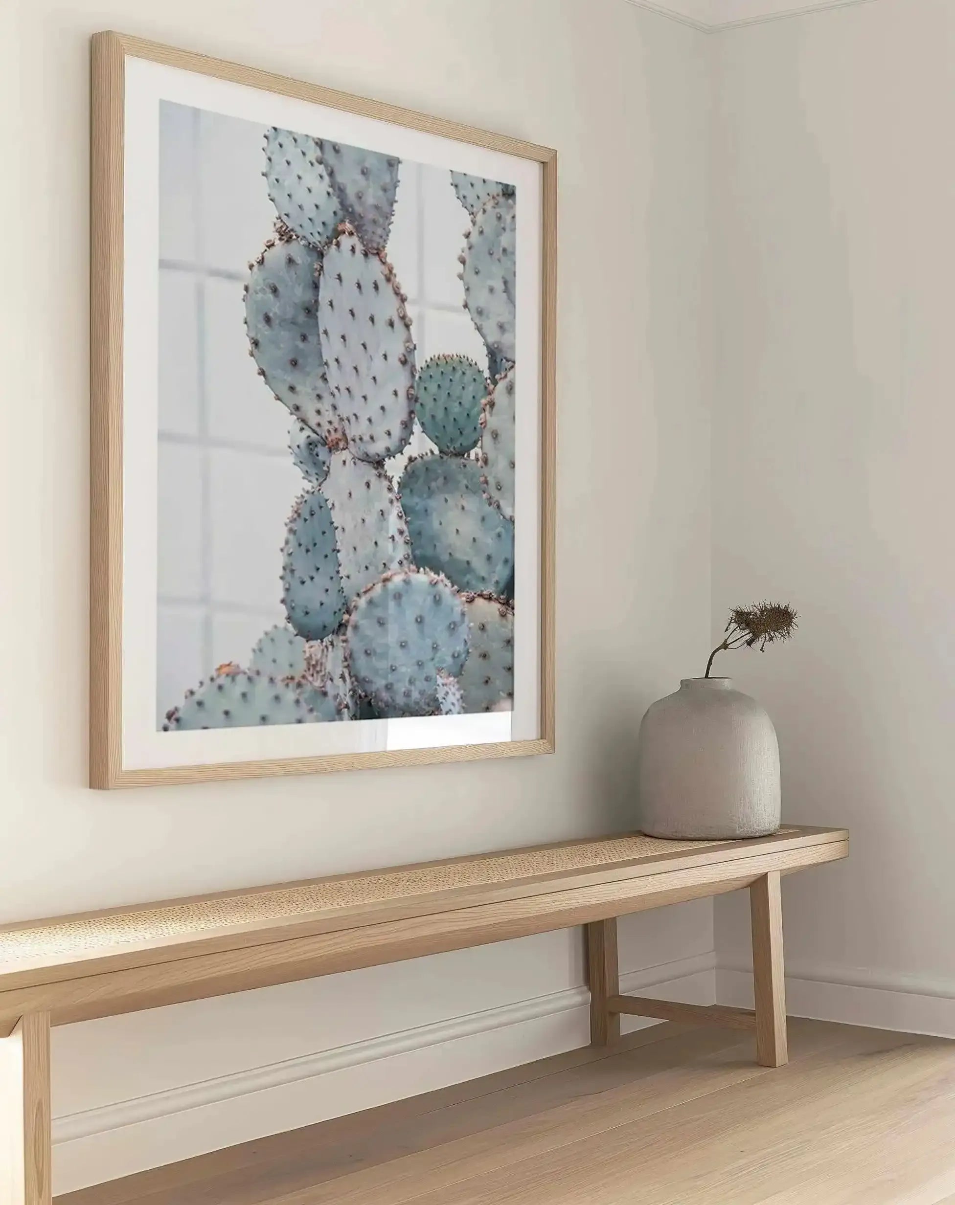 Pale Prickly Pear I Art Print from Olive et Oriel where you can shop wallpaper and artworks online