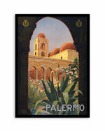 Palermo Vintage Poster Art Print