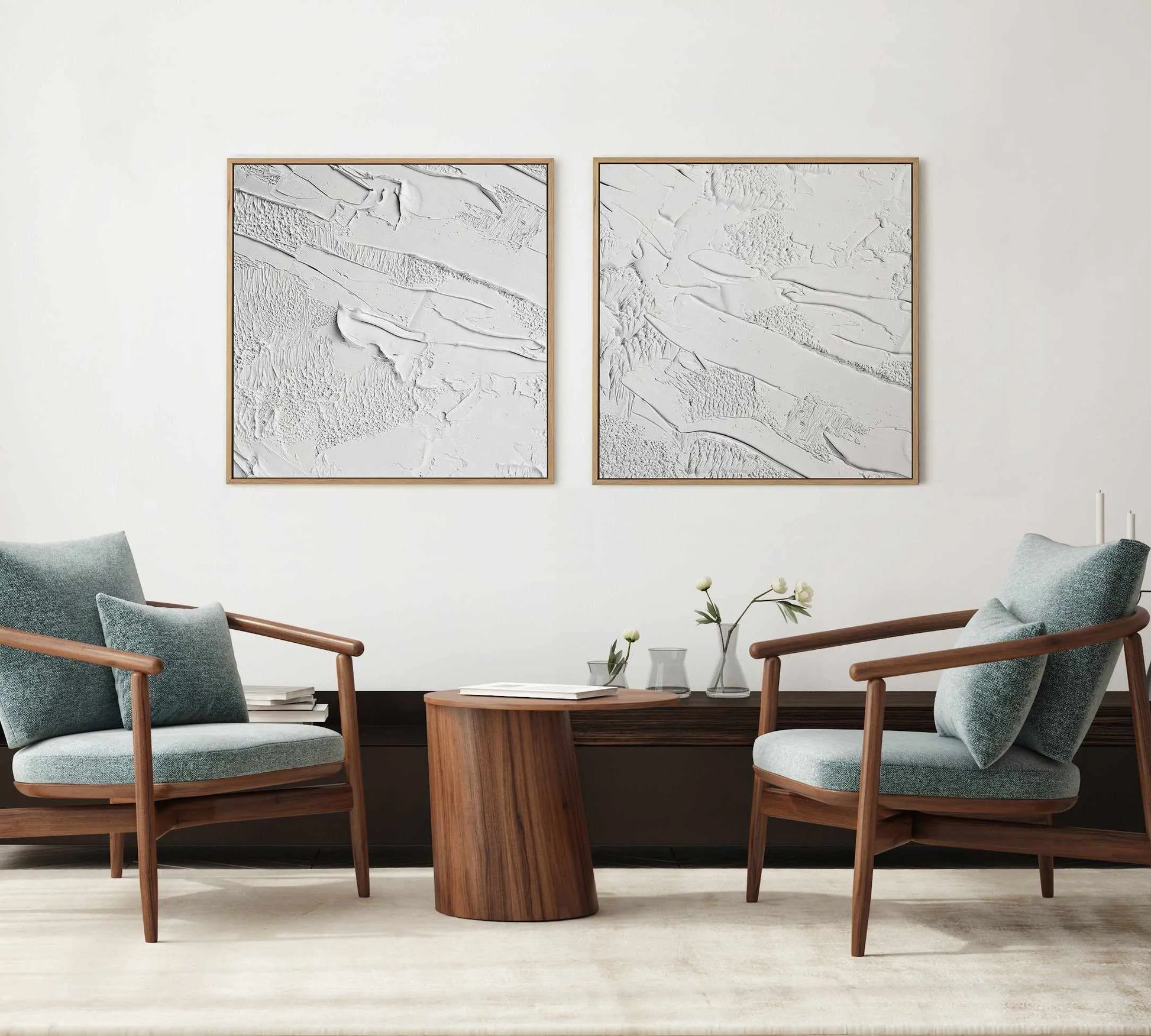 Palette II | Framed Canvas Art Print from Olive et Oriel where you can shop wallpaper and artworks online