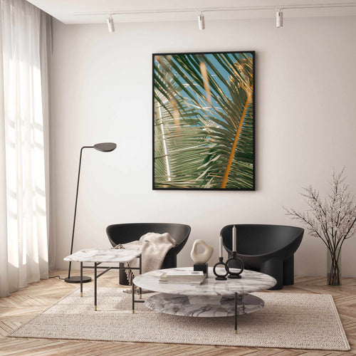 Palm Bae II by Riccardo Camilli | Framed Canvas Art Print