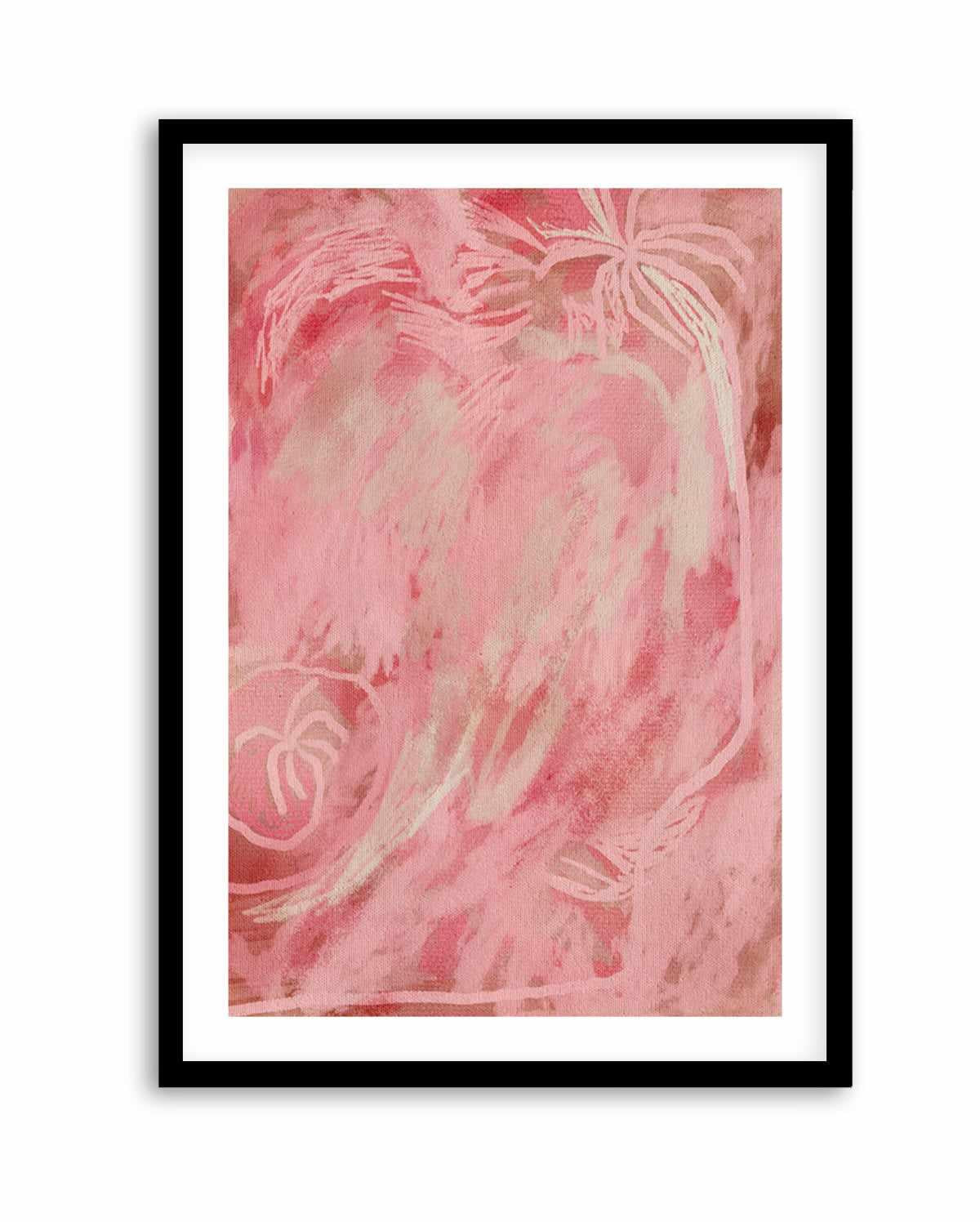 Palm Blush by Shatha Al Dafai | Art Print from Olive et Oriel where you can shop wallpaper and artworks online