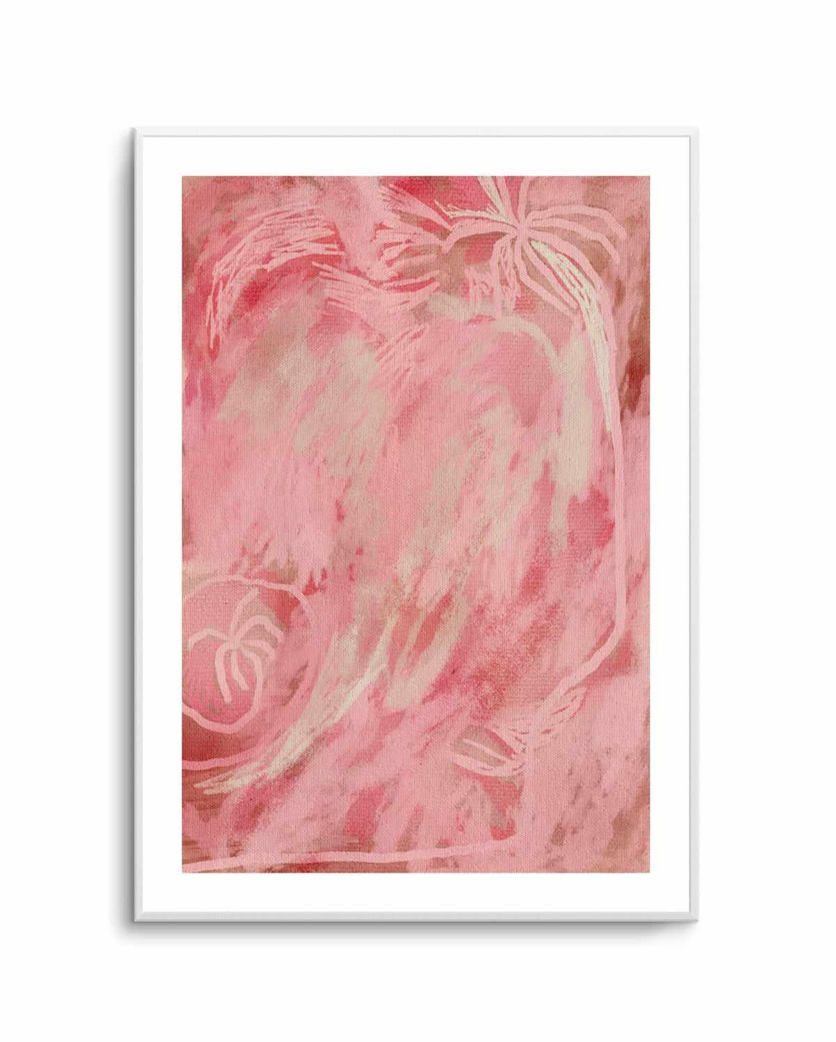 Palm Blush by Shatha Al Dafai | Art Print from Olive et Oriel where you can shop wallpaper and artworks online
