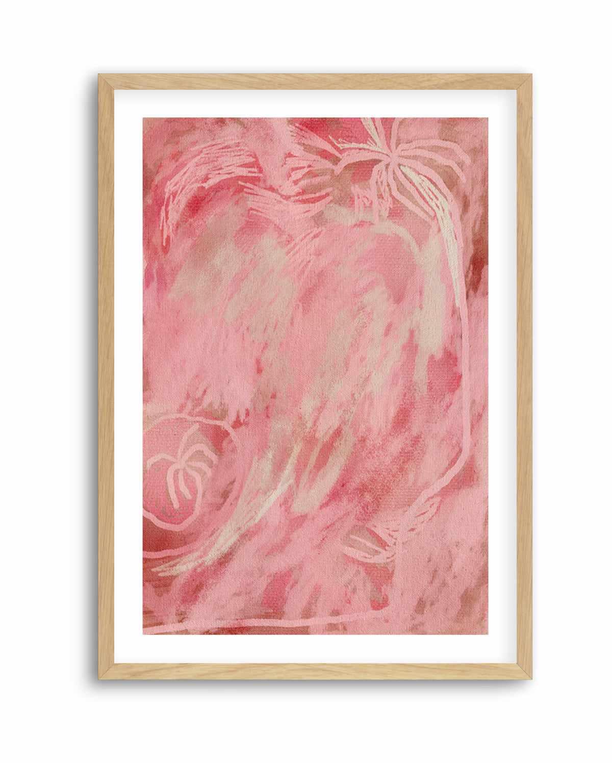 Palm Blush by Shatha Al Dafai | Art Print from Olive et Oriel where you can shop wallpaper and artworks online