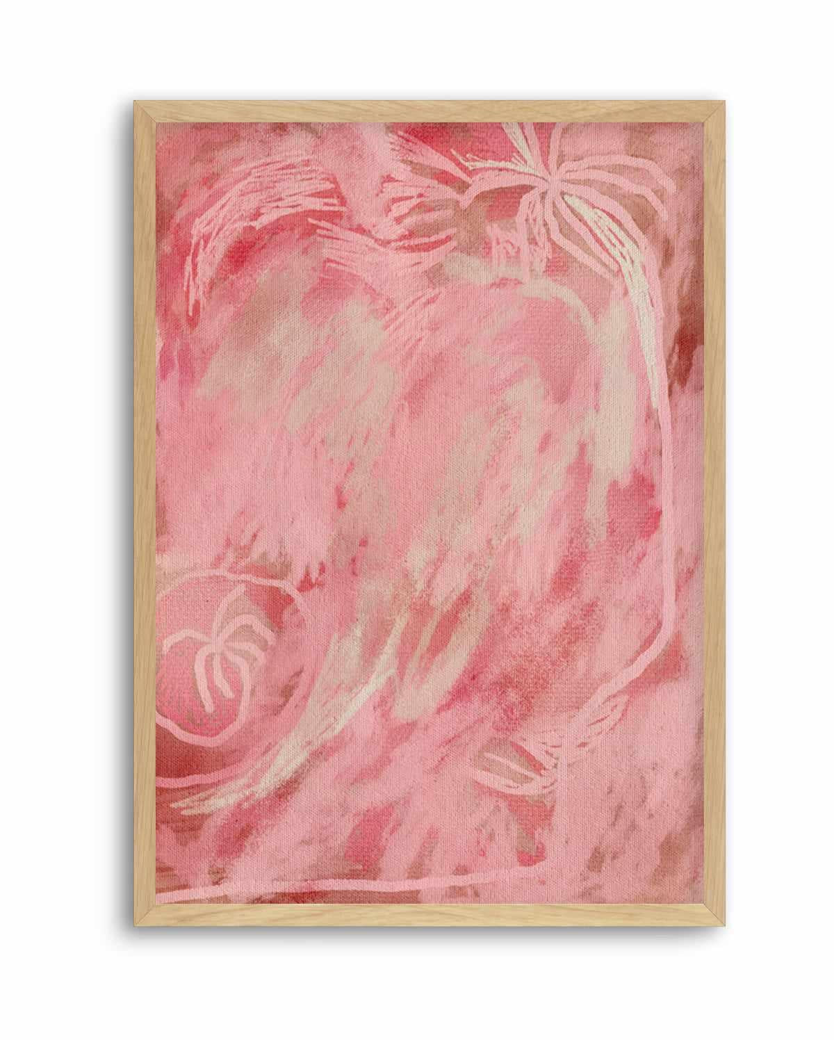 Palm Blush by Shatha Al Dafai | Art Print from Olive et Oriel where you can shop wallpaper and artworks online