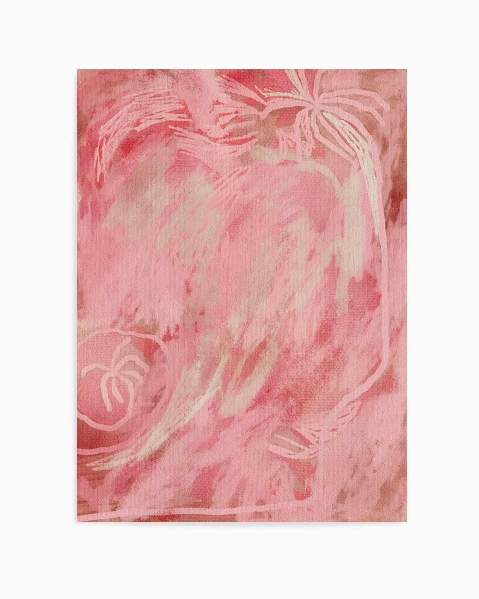 Palm Blush by Shatha Al Dafai | Art Print from Olive et Oriel where you can shop wallpaper and artworks online
