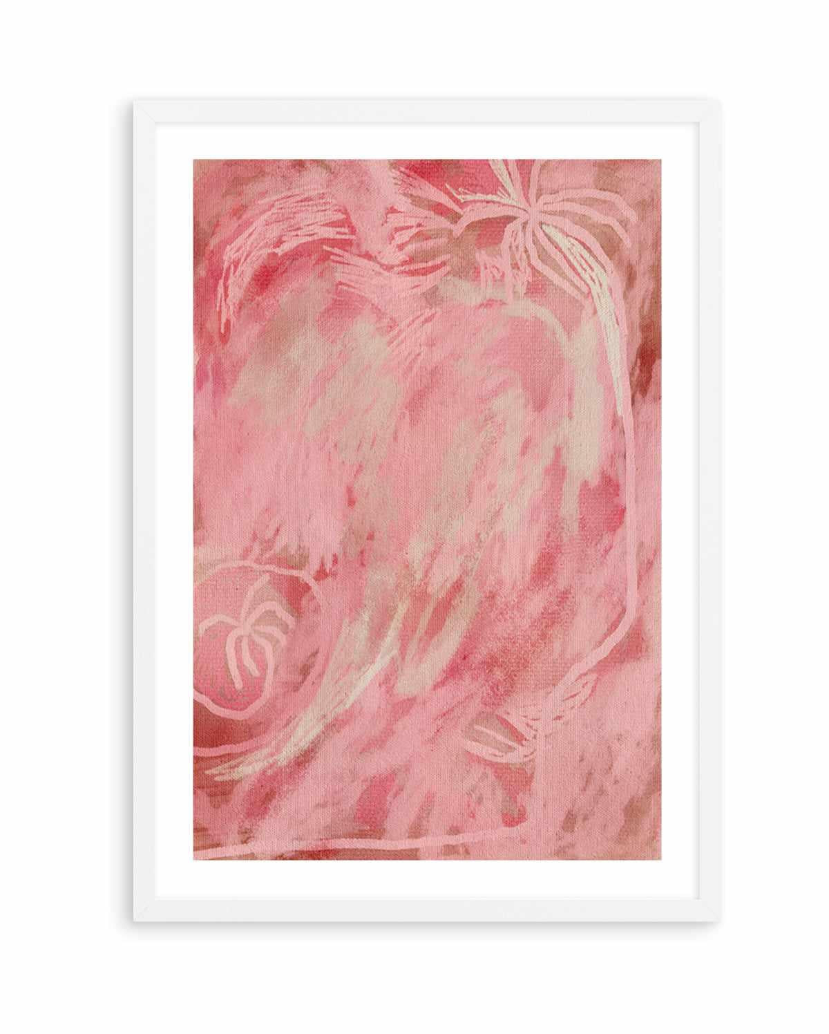 Palm Blush by Shatha Al Dafai | Art Print from Olive et Oriel where you can shop wallpaper and artworks online