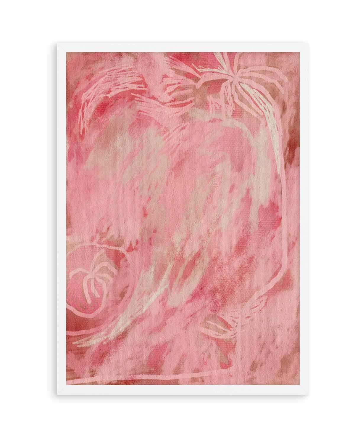 Palm Blush by Shatha Al Dafai | Art Print from Olive et Oriel where you can shop wallpaper and artworks online