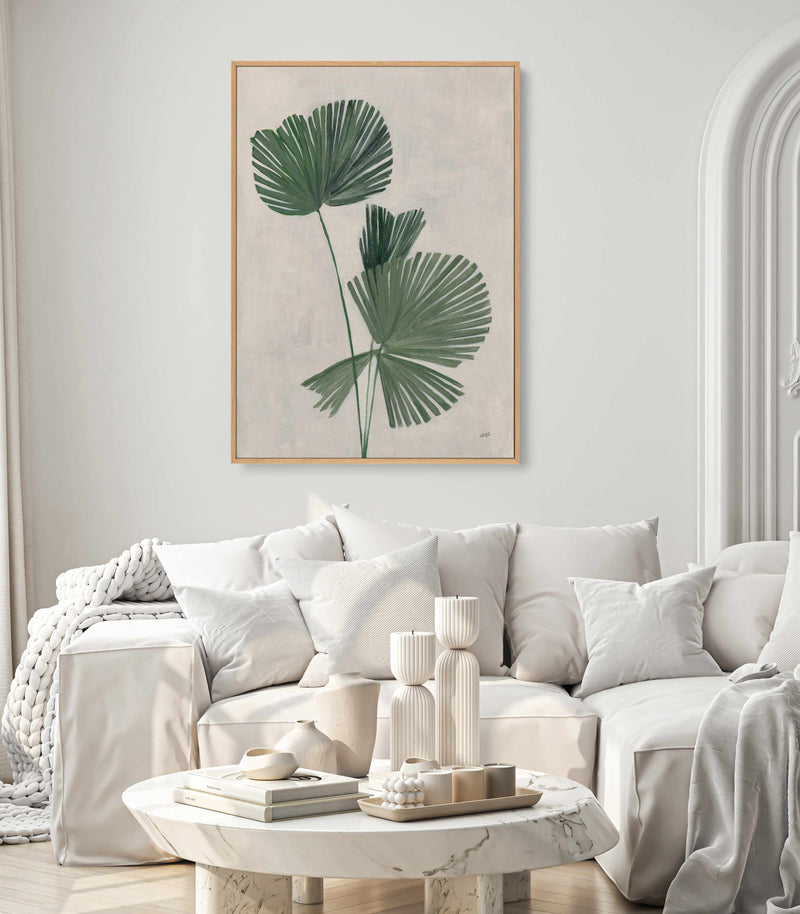 Palm Botanical III | Framed Canvas Art Print