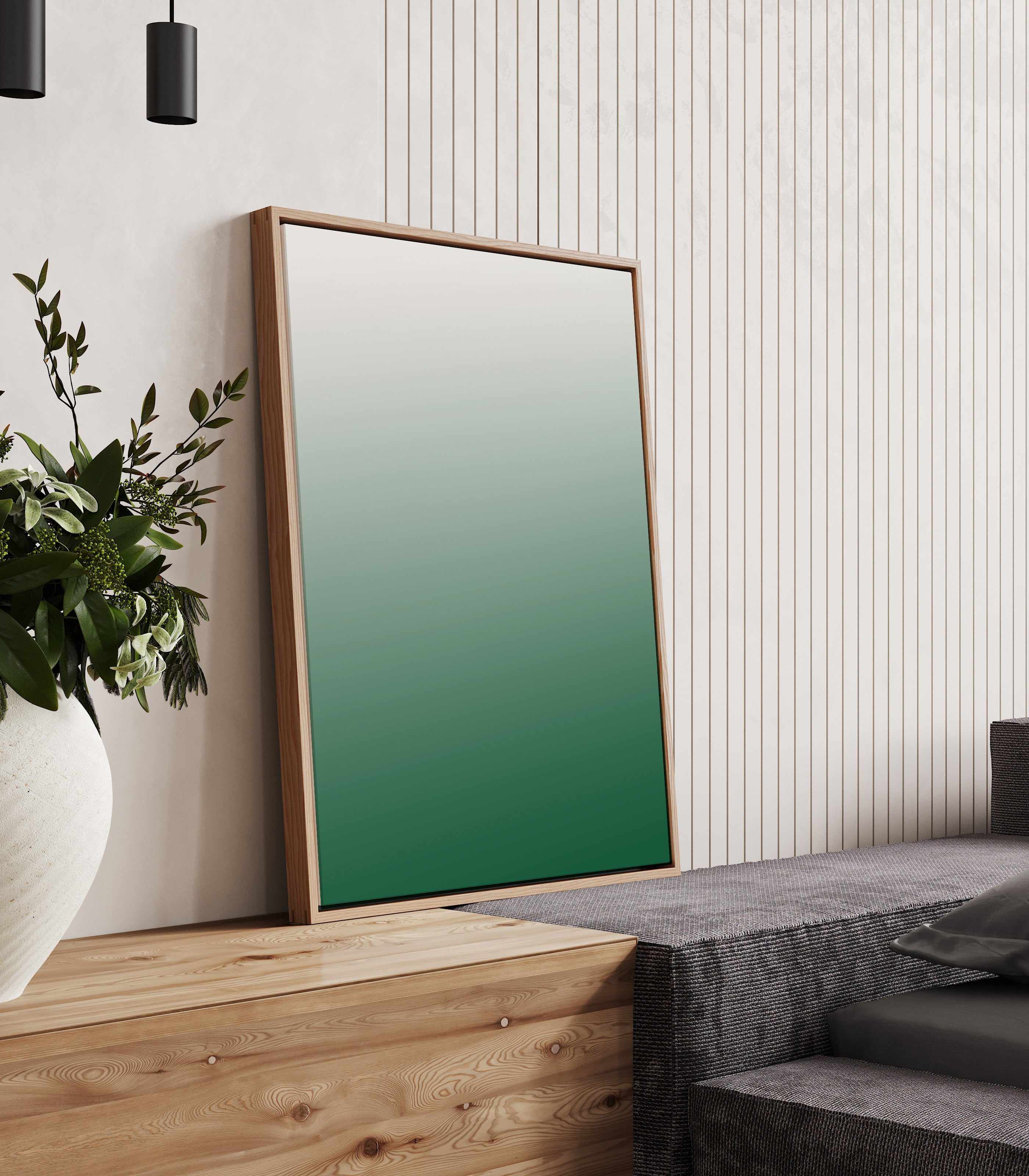 Palm - The Faded Collection | Framed Canvas Art Print from Olive et Oriel where you can shop wallpaper and artworks online