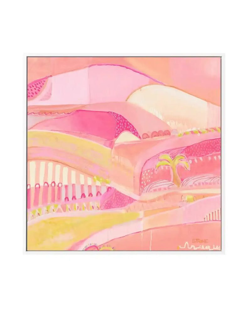 Palm Cove by Belinda Stone | Framed Canvas-CANVAS-You can shop wall art online with Olive et Oriel for everything from abstract art to fun kids wall art. Our beautiful modern art prints and canvas art are available from large canvas prints to wall art paintings and our proudly Australian artwork collection offers only the highest quality framed large wall art and canvas art Australia - You can buy fashion photography prints or Hampton print posters and paintings on canvas from Olive et Oriel and