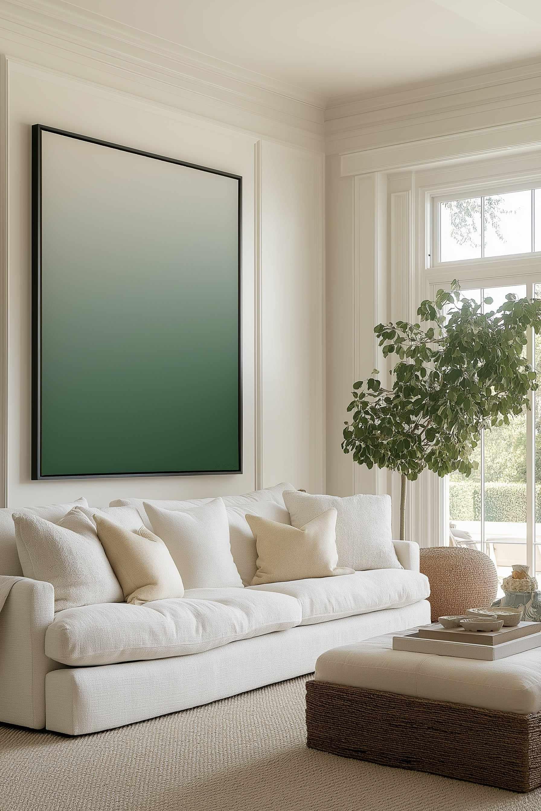 Palm - The Faded Collection | Framed Canvas Art Print from Olive et Oriel where you can shop wallpaper and artworks online