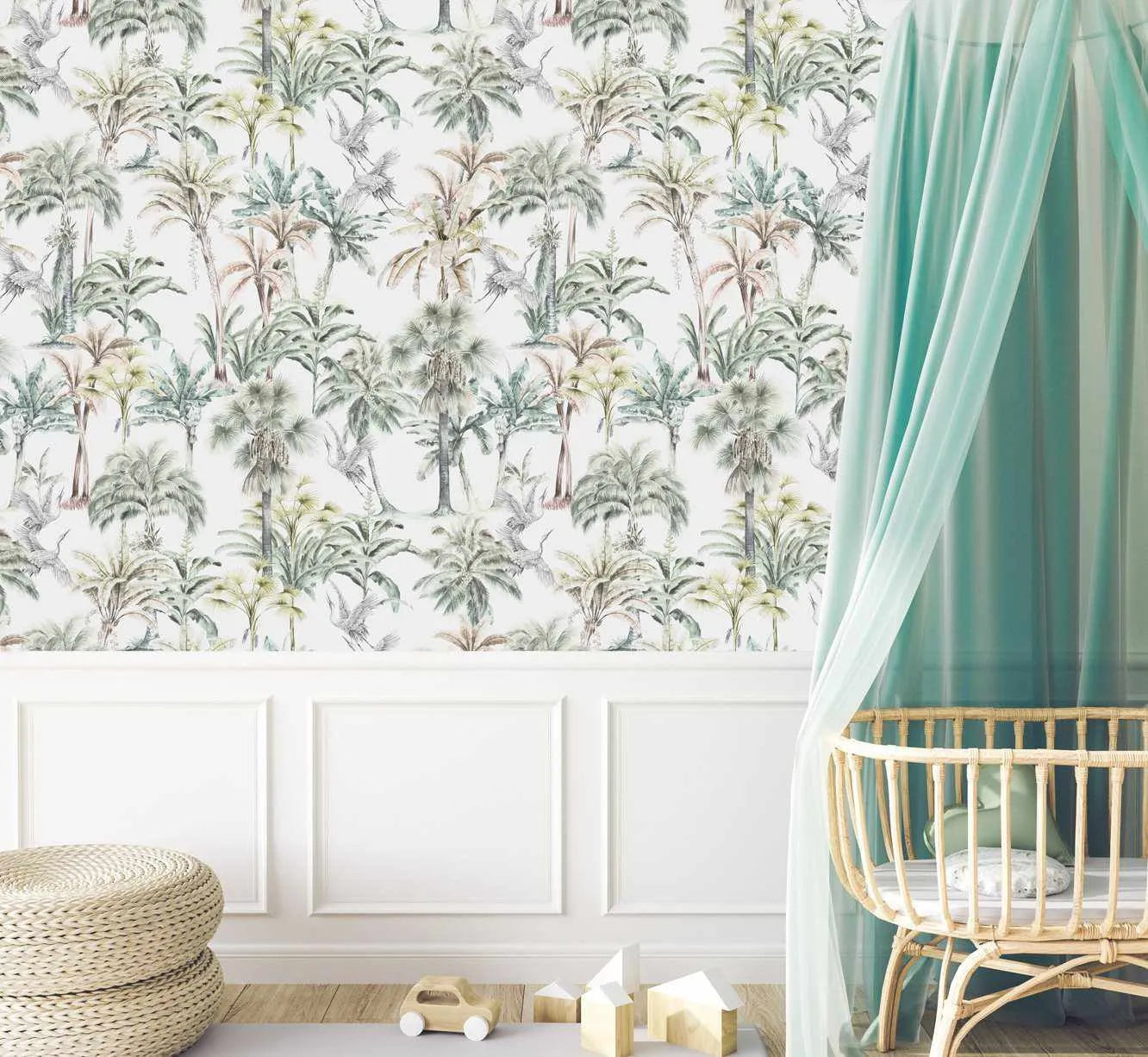 Palm Oasis Wallpaper-Wallpaper-Buy Kids Removable Wallpaper Online Our Custom Made Children‚àö¬¢‚Äö√á¬®‚Äö√ë¬¢s Wallpapers Are A Fun Way To Decorate And Enhance Boys Bedroom Decor And Girls Bedrooms They Are An Amazing Addition To Your Kids Bedroom Walls Our Collection of Kids Wallpaper Is Sure To Transform Your Kids Rooms Interior Style From Pink Wallpaper To Dinosaur Wallpaper Even Marble Wallpapers For Teen Boys Shop Peel And Stick Wallpaper Online Today With Olive et Oriel