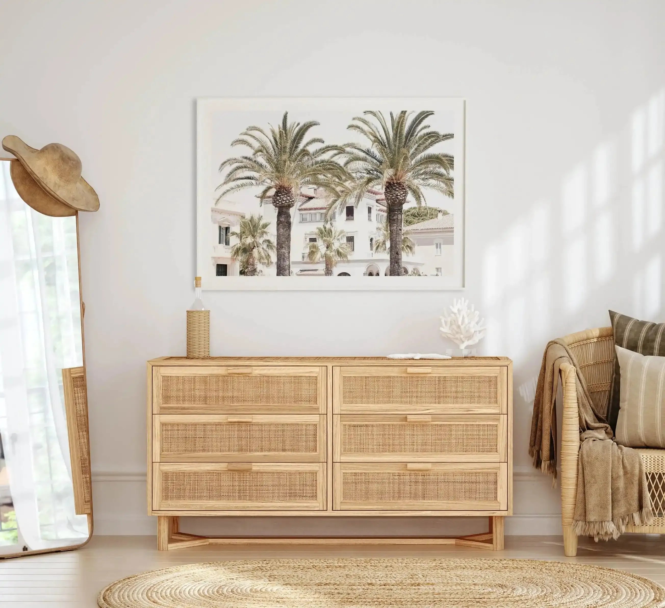 Palm Paradise Art Print-PRINT-Olive et Oriel-Olive et Oriel-Buy-Australian-Art-Prints-Online-with-Olive-et-Oriel-Your-Artwork-Specialists-Austrailia-Decorate-With-Coastal-Photo-Wall-Art-Prints-From-Our-Beach-House-Artwork-Collection-Fine-Poster-and-Framed-Artwork