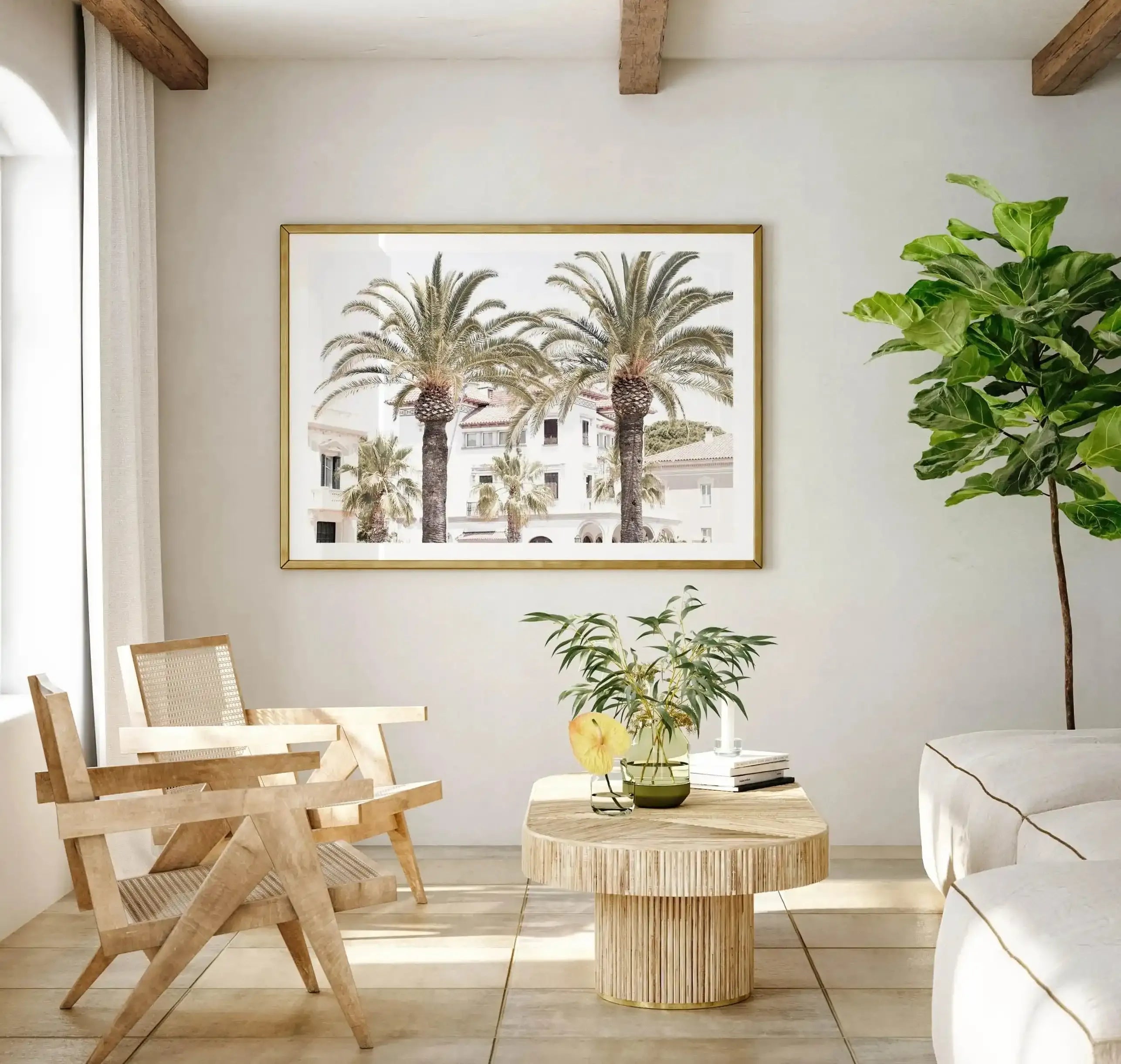 Palm Paradise Art Print-PRINT-Olive et Oriel-Olive et Oriel-Buy-Australian-Art-Prints-Online-with-Olive-et-Oriel-Your-Artwork-Specialists-Austrailia-Decorate-With-Coastal-Photo-Wall-Art-Prints-From-Our-Beach-House-Artwork-Collection-Fine-Poster-and-Framed-Artwork