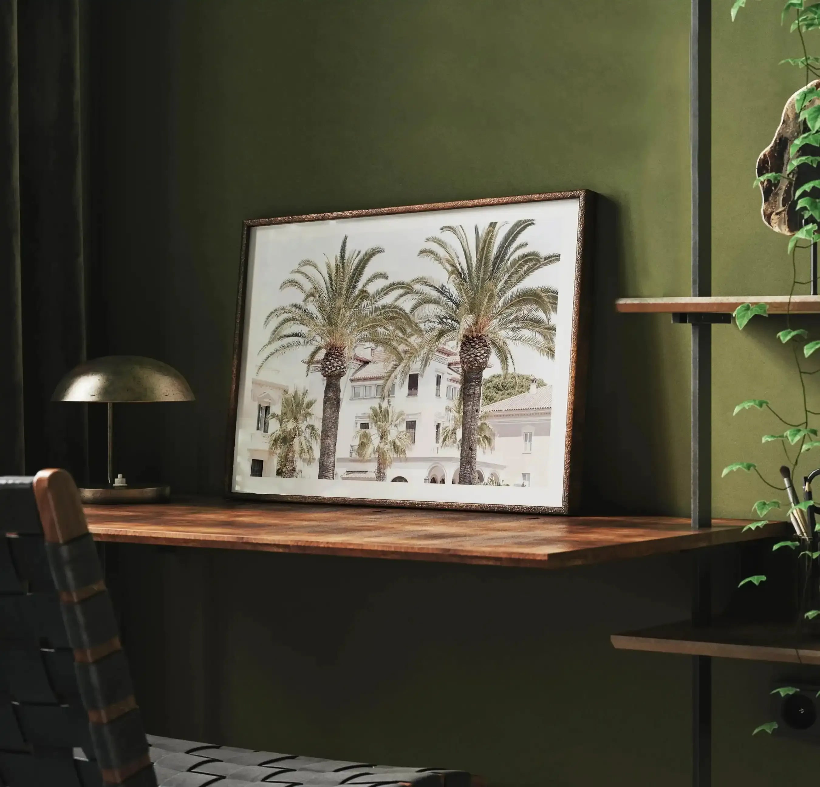 Palm Paradise Art Print-PRINT-Olive et Oriel-Olive et Oriel-Buy-Australian-Art-Prints-Online-with-Olive-et-Oriel-Your-Artwork-Specialists-Austrailia-Decorate-With-Coastal-Photo-Wall-Art-Prints-From-Our-Beach-House-Artwork-Collection-Fine-Poster-and-Framed-Artwork