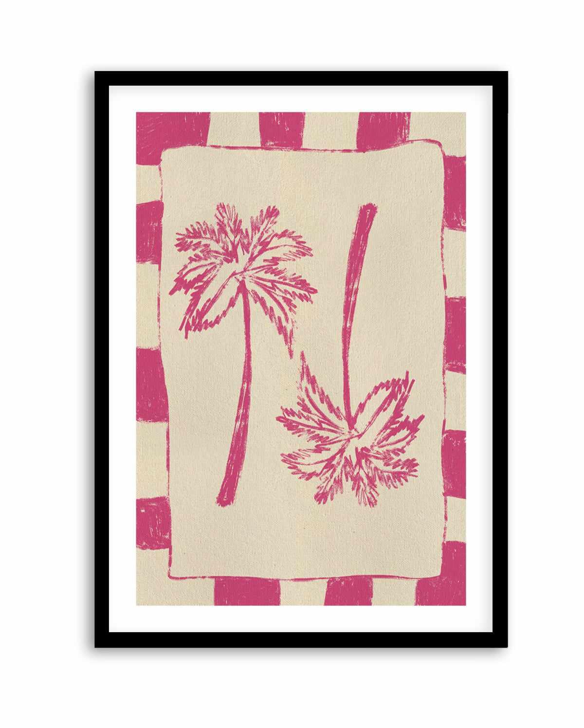 Palm Paradise Pink by Shatha Al Dafai | Art Print from Olive et Oriel where you can shop wallpaper and artworks online