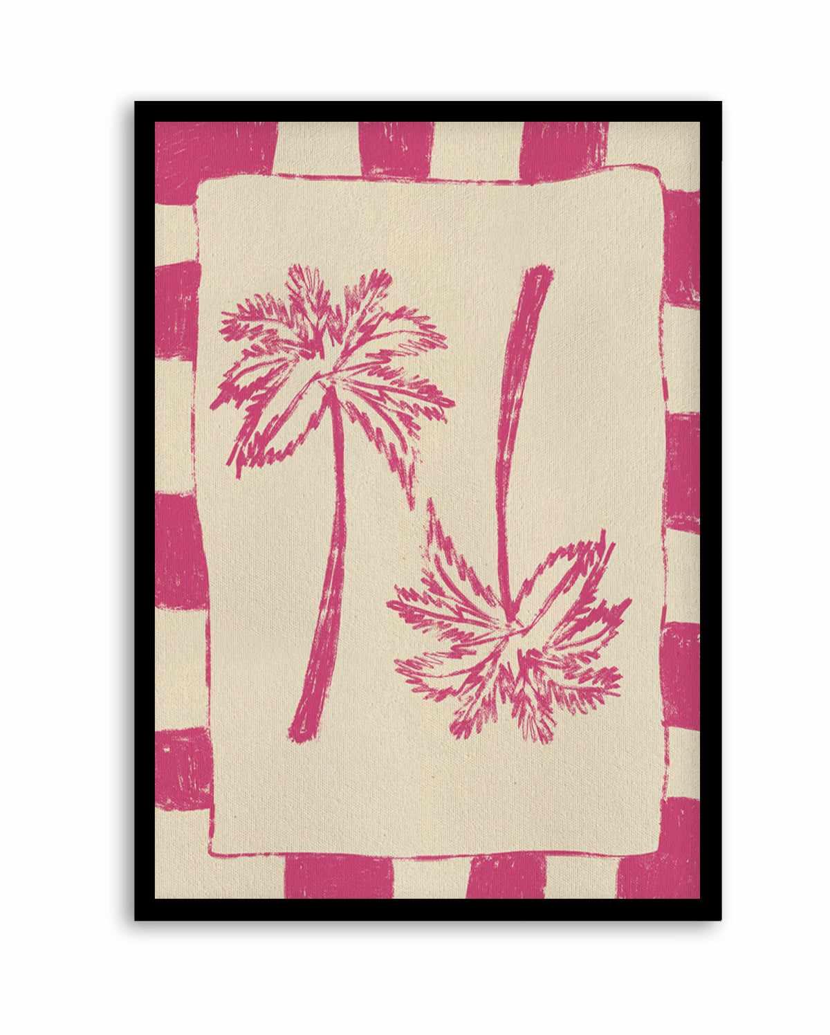 Palm Paradise Pink by Shatha Al Dafai | Art Print from Olive et Oriel where you can shop wallpaper and artworks online