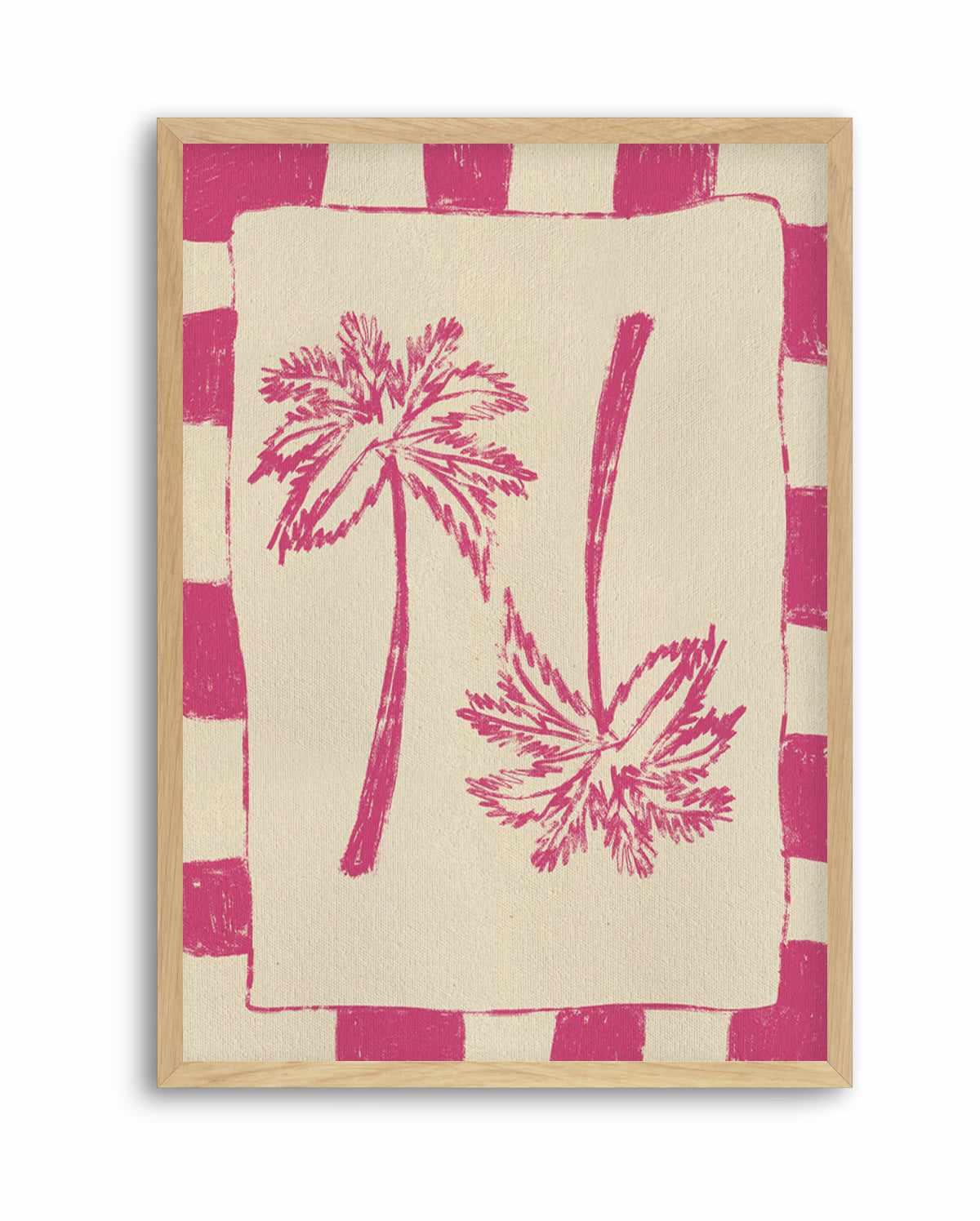 Palm Paradise Pink by Shatha Al Dafai | Art Print from Olive et Oriel where you can shop wallpaper and artworks online