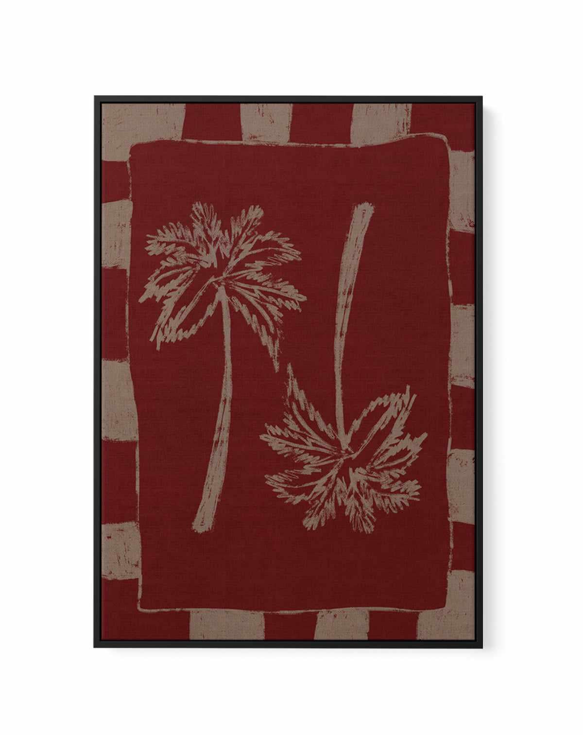 Palm Paradise by Shatha Al Dafai | Framed Canvas Art Print from Olive et Oriel where you can shop wallpaper and artworks online