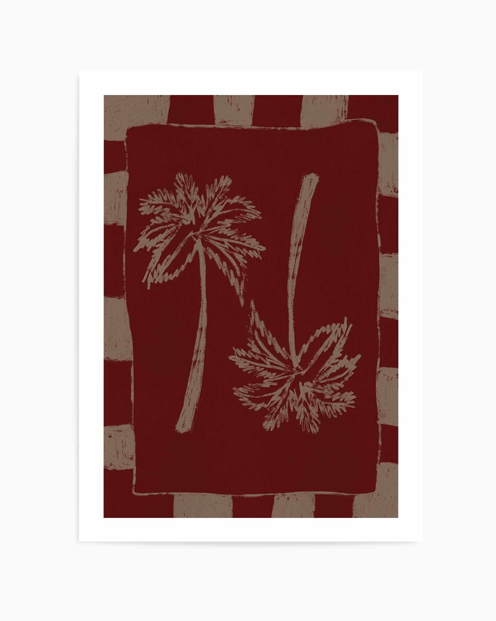 Palm Paradise by Shatha Al Dafai | Art Print from Olive et Oriel where you can shop wallpaper and artworks online