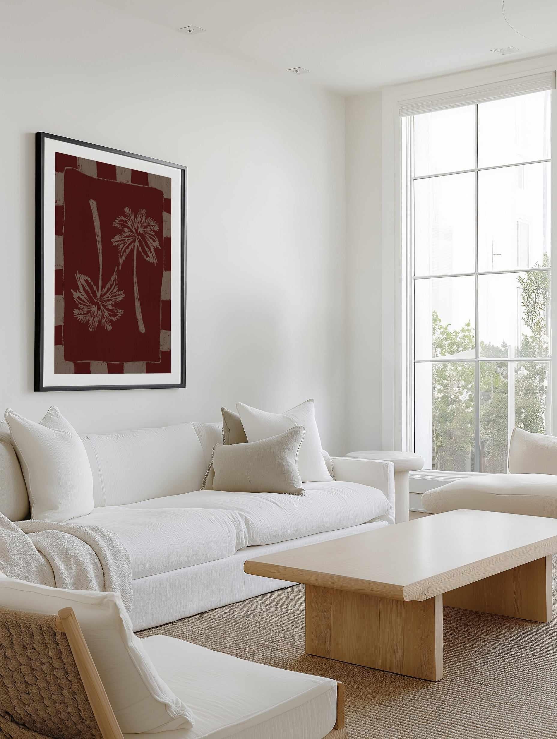 Palm Paradise by Shatha Al Dafai | Art Print from Olive et Oriel where you can shop wallpaper and artworks online