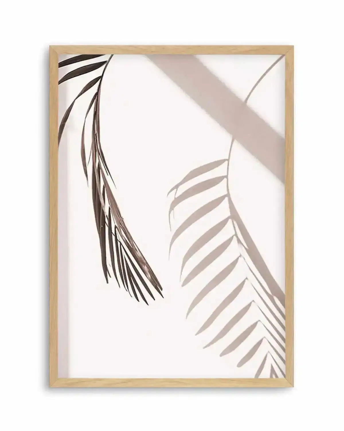 Palm Shadow II Art Print from Olive et Oriel where you can shop wallpaper and artworks online