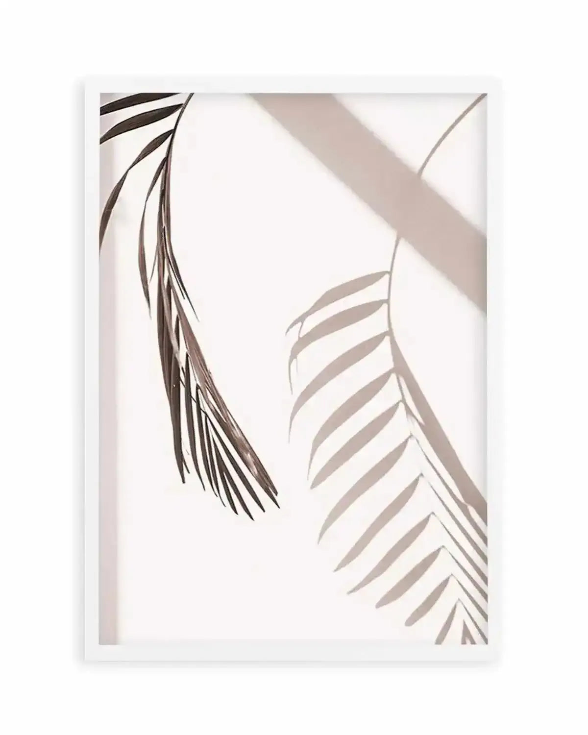 Palm Shadow II Art Print from Olive et Oriel where you can shop wallpaper and artworks online