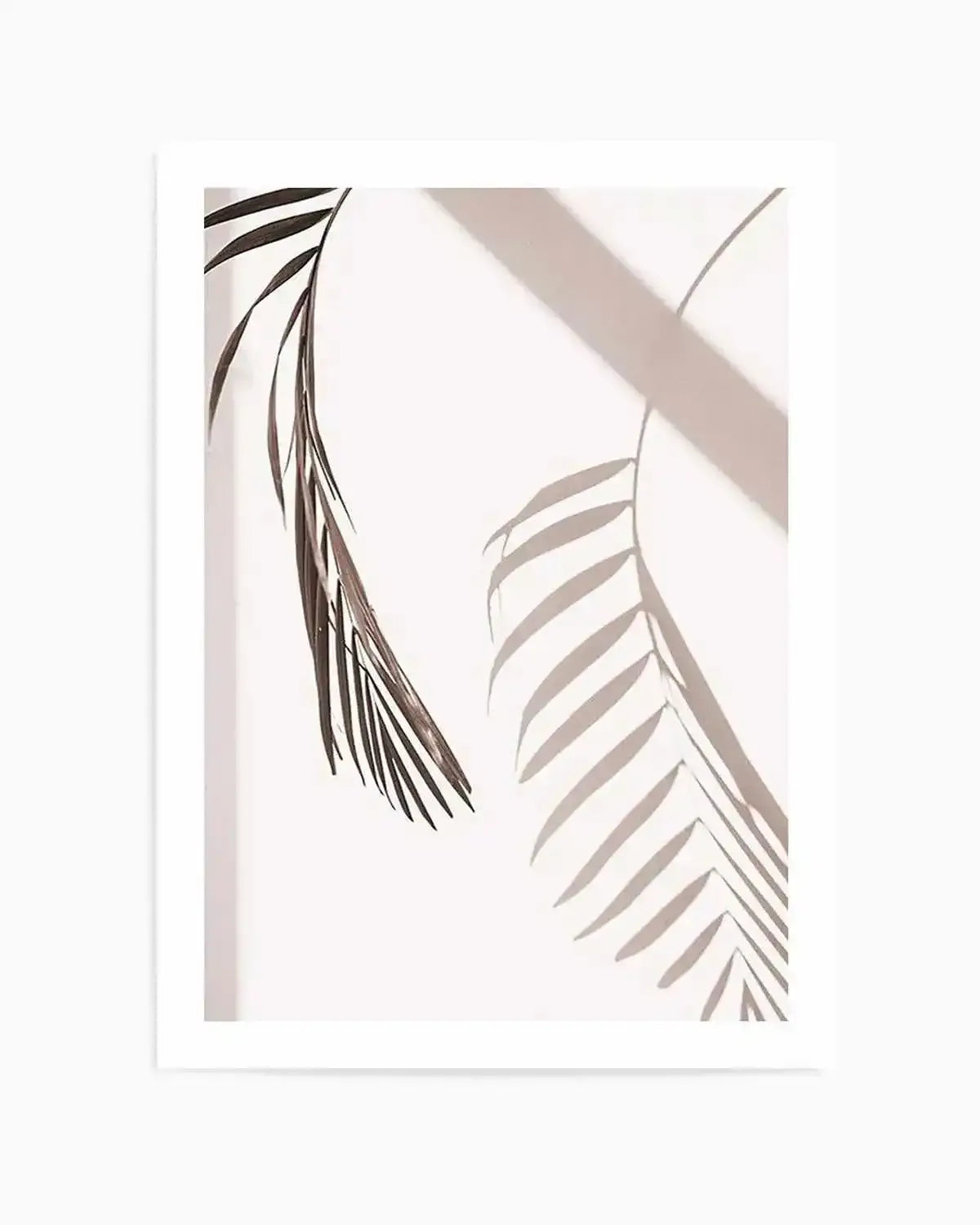Palm Shadow II Art Print from Olive et Oriel where you can shop wallpaper and artworks online