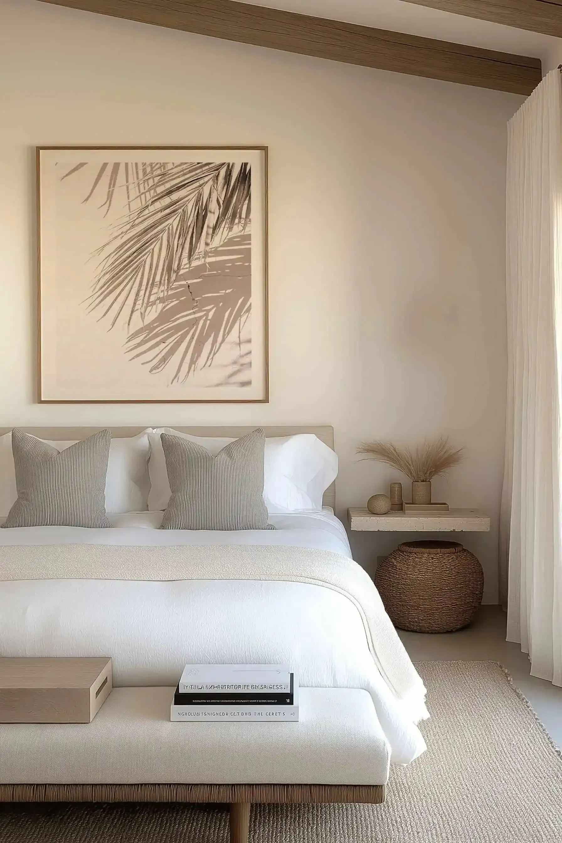 Palm Shadow III Art Print from Olive et Oriel where you can shop wallpaper and artworks online