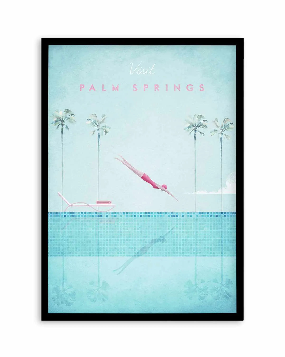 Palm Springs by Henry Rivers Art Print from Olive et Oriel where you can shop wallpaper and artworks online