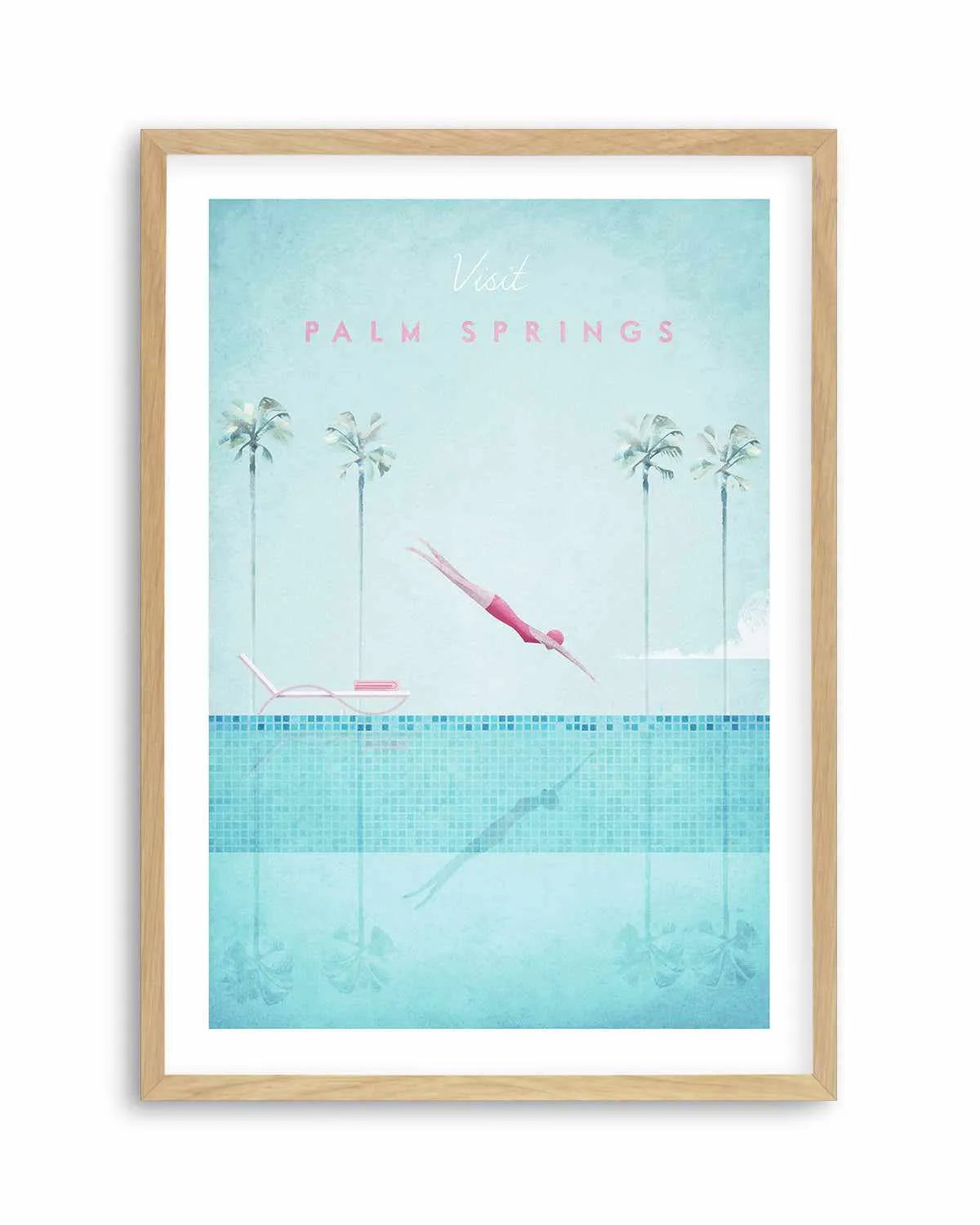 Palm Springs by Henry Rivers Art Print from Olive et Oriel where you can shop wallpaper and artworks online