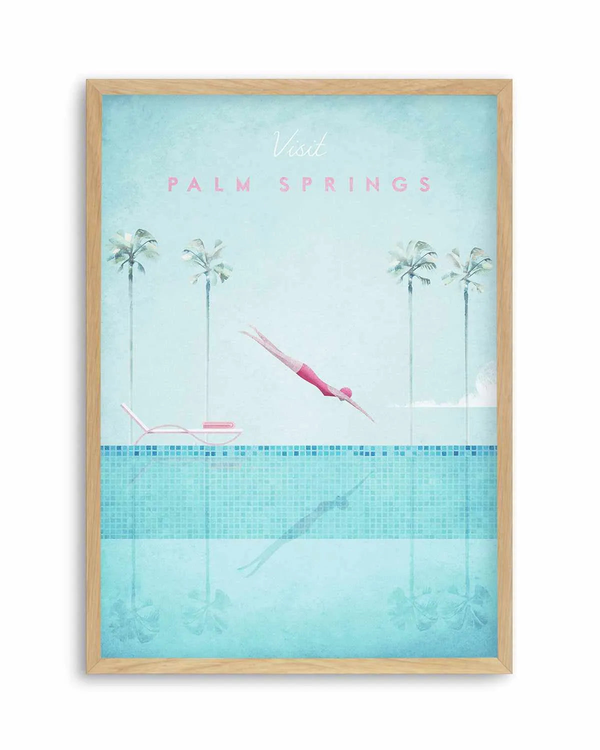 Palm Springs by Henry Rivers Art Print from Olive et Oriel where you can shop wallpaper and artworks online