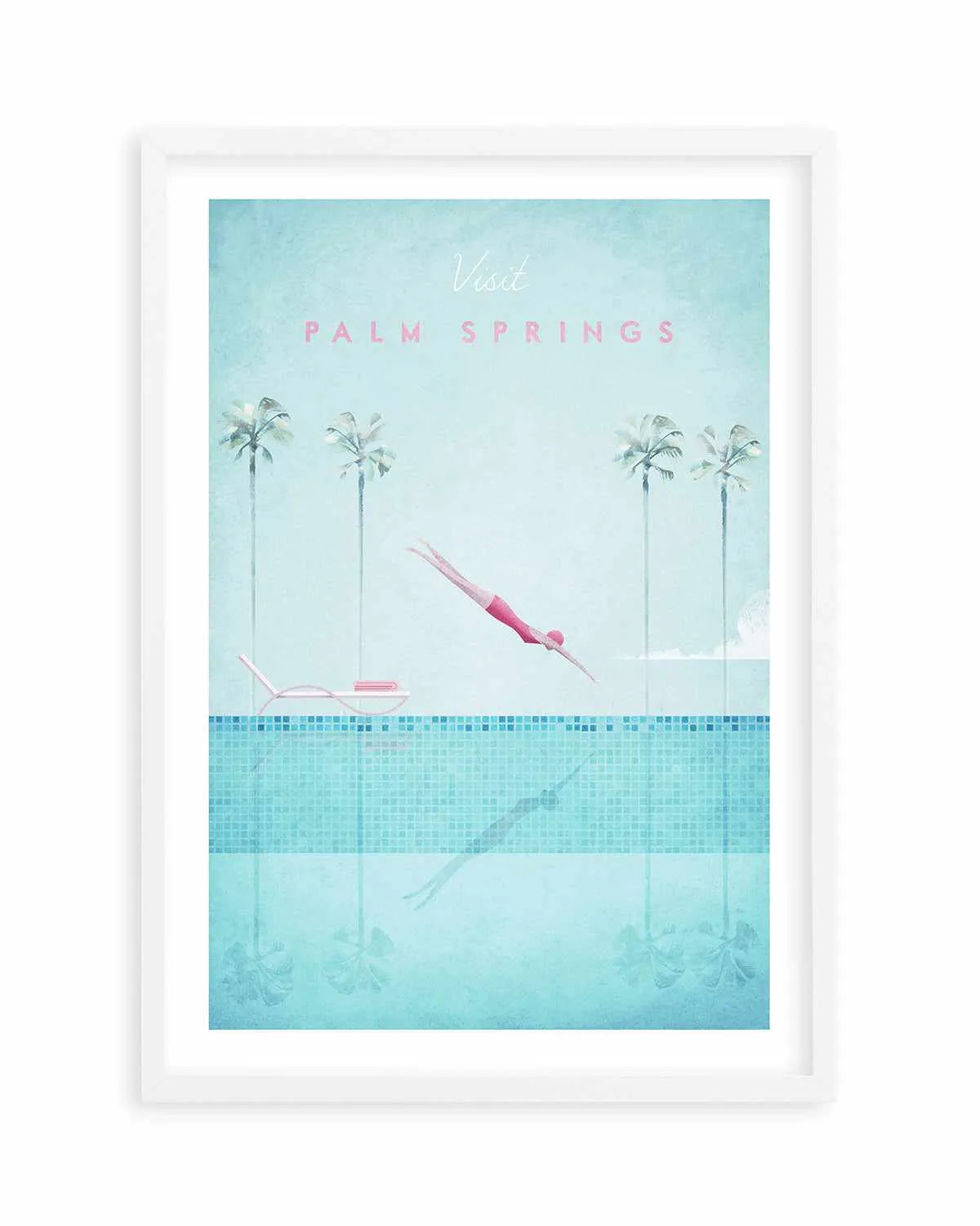 Palm Springs by Henry Rivers Art Print from Olive et Oriel where you can shop wallpaper and artworks online