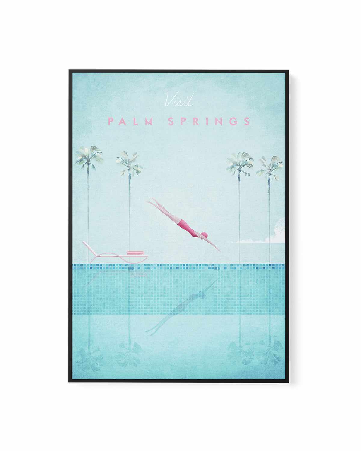 Palm Springs by Henry Rivers | Framed Canvas Art Print