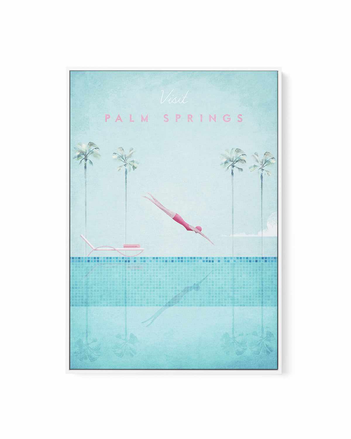 Palm Springs by Henry Rivers | Framed Canvas Art Print