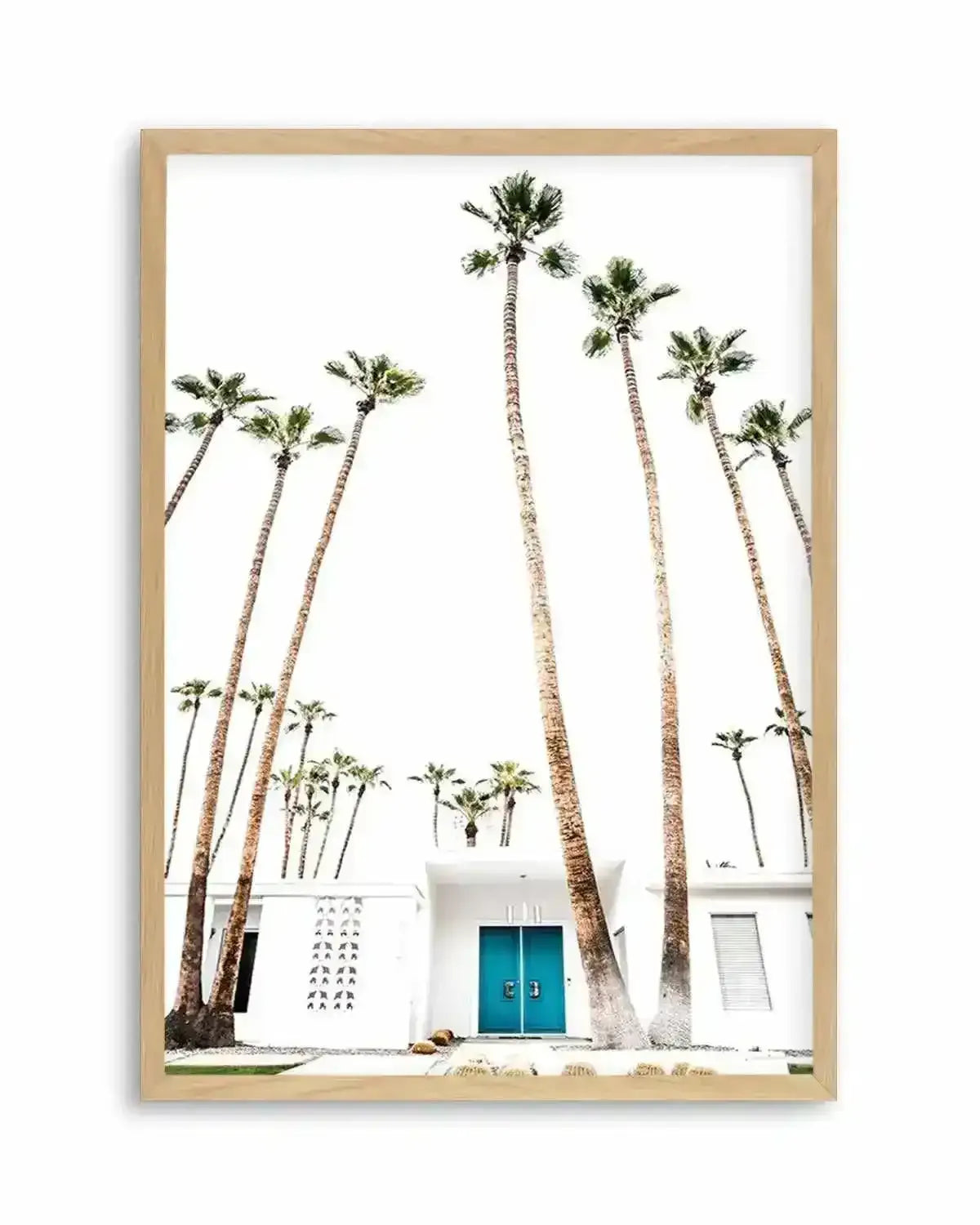 Palm Springs 2444 Art Print art print, framed