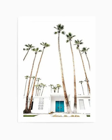 Palm Springs 2444 Art Print art print, framed