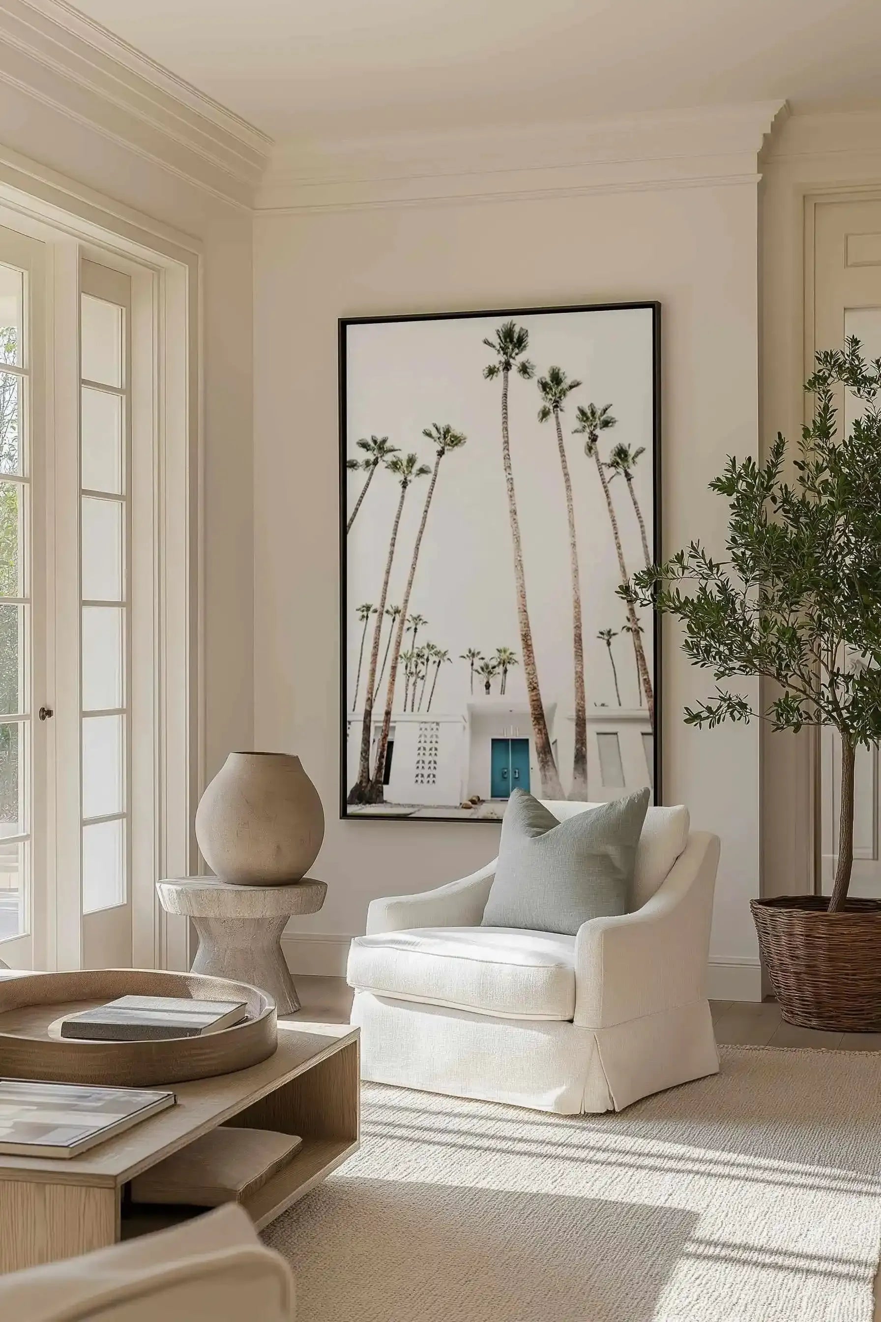 Palm Springs 2444 | Framed Canvas Art Print from Olive et Oriel where you can shop wallpaper and artworks online