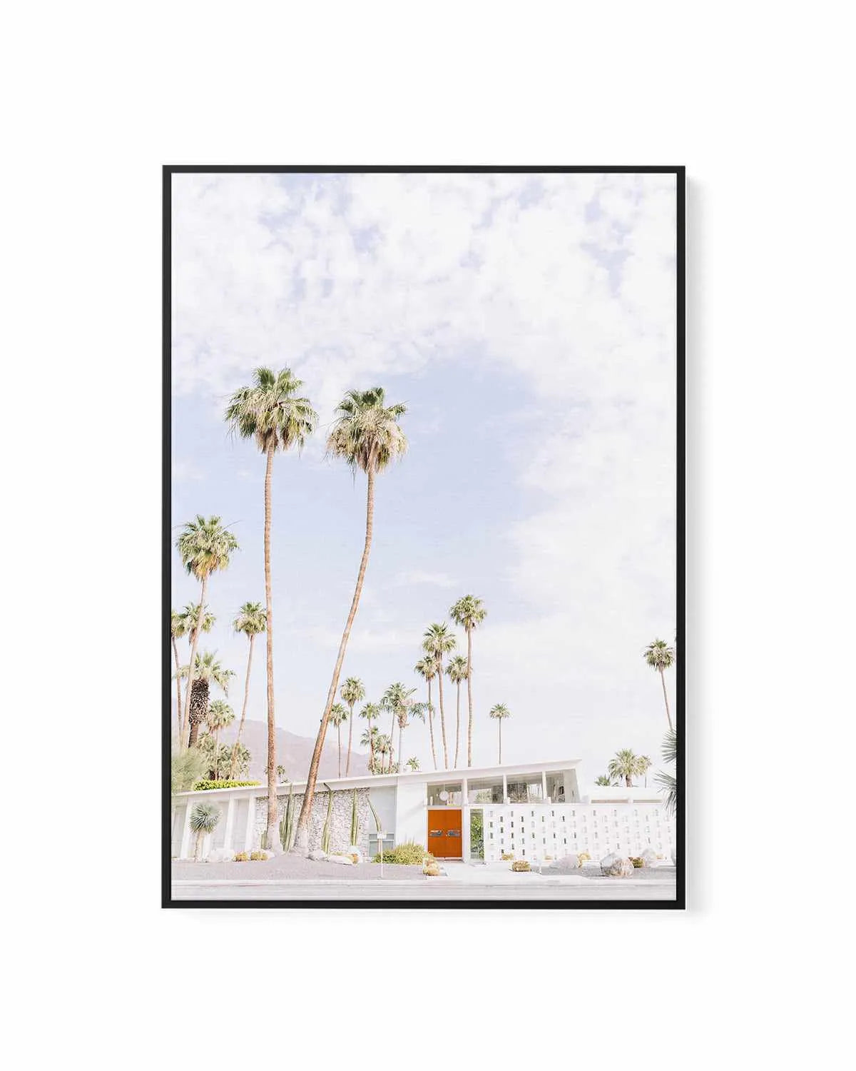 Palm Springs Bliss I | Framed Canvas Art Print from Olive et Oriel where you can shop wallpaper and artworks online