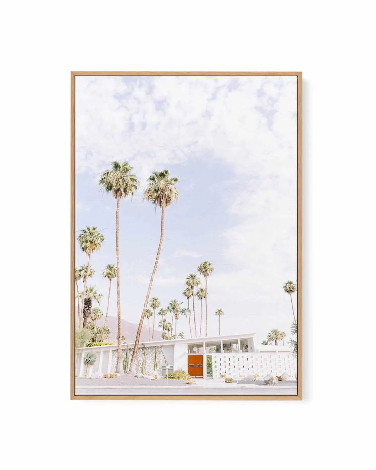 Palm Springs Bliss I | Framed Canvas Art Print from Olive et Oriel where you can shop wallpaper and artworks online